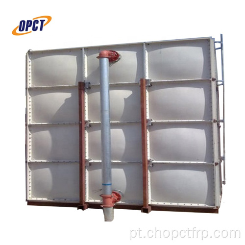 Tanque de água seccional de FRP/GRP, 200m3 Tanque de água de fibra de vidro